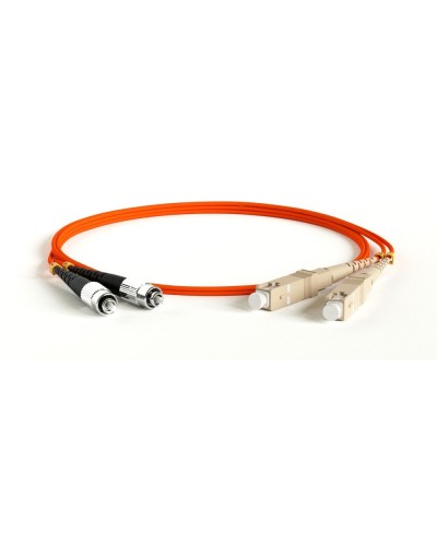FC-D2-50-FC/PR-SC/PR-H-1M-LSZH-OR. Патч-корд волоконно-оптический SC-FC. Hyperline в Ангарске