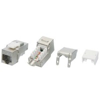 KJ9-8P8C-C6A-90-SH-F. Вставка Keystone Jack RJ-45. Hyperline