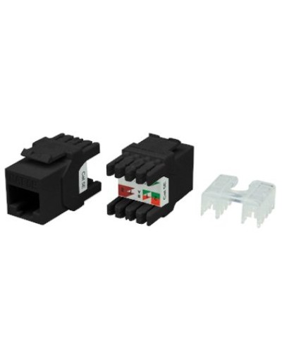 KJ8-8P8C-C5e-180-BK. Вставка Keystone Jack RJ-45. Hyperline в Ангарске