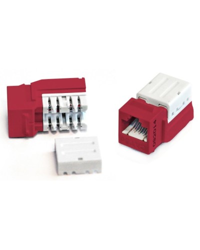 KJNE-8P8C-C5e-90-RD. Вставка Keystone Jack RJ-45. Hyperline в Ангарске
