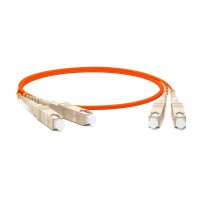 FC-D2-62-SC/PR-SC/PR-H-2M-LSZH-OR. Патч-корд волоконно-оптический многомодовый. Hyperline