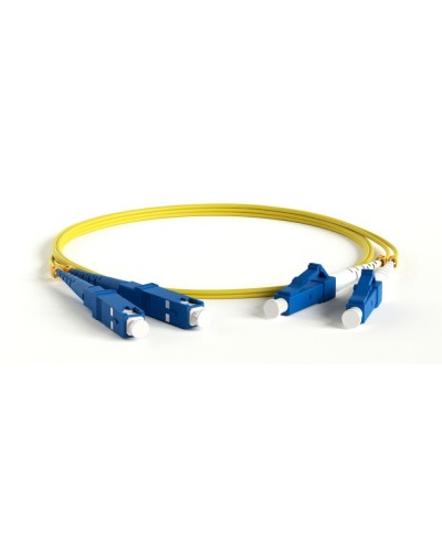 FC-D2-9A1-LC/UR-SC/UR-H-2M-LSZH-WH. Патч-корд волоконно-оптический LC-SC. Hyperline в Ангарске