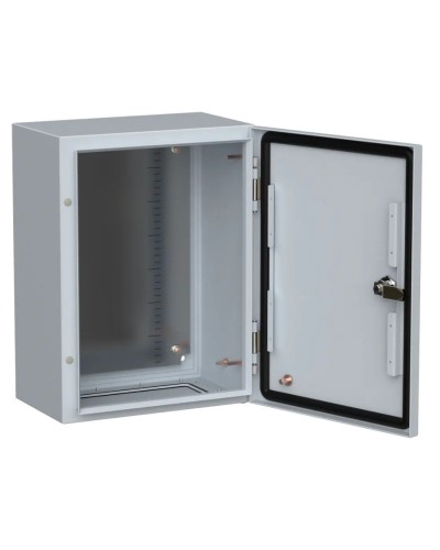 ЩМП-40.30.20 УХЛ1 IP66 400x300x200 TITAN 5 (TI5-10-N-040-030-020-66). Шкаф металлический с монтажной платой. IEK в Ангарске
