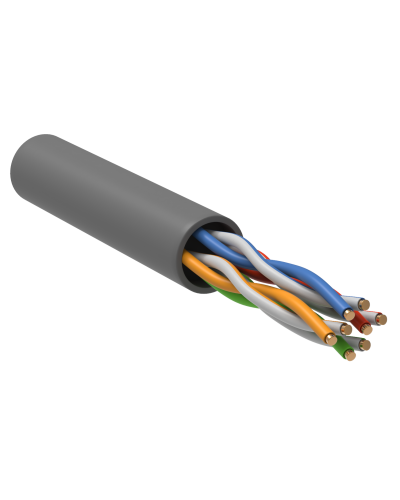 GENERICA U/UTP кат. 5E 100МГц 4 пары PVC INDOOR серый (BC1-C5E04-111-100-G). Кабель «витая пара» (LAN) для структурированных систем связи. IEK в Ангарске