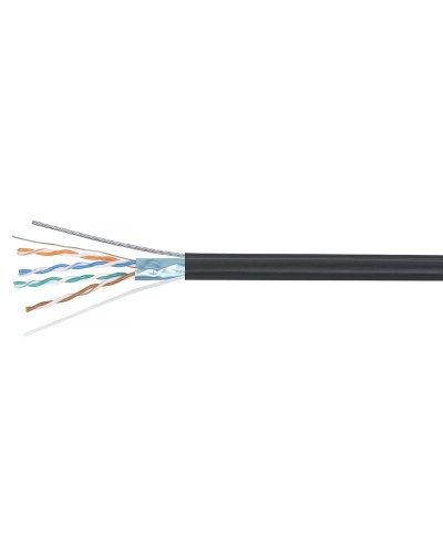 GENERICA F/UTP кат. 5E 100МГц 4 пары LDPE OUTDOOR трос 1,2мм черный (BC3-C5E04-359-305-G). Кабель «витая пара» (LAN) для структурированных систем связи. IEK в Ангарске