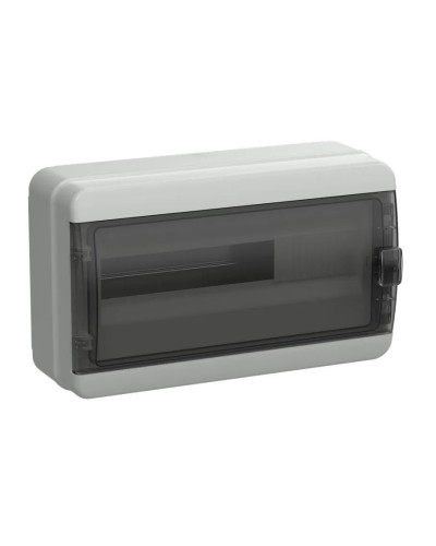 Корпус пластиковый КМПн-18 IP65 TEKFOR (TF5-KP72-N-18-65-K03-K02). Корпус модульный пластиковый черная прозрачная дверь. IEK в Ангарске