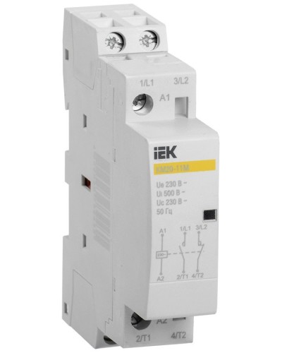 Контактор модульный КМ20-11M AC (MKK11-20-11). Контактор модульный. IEK в Ангарске