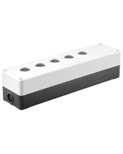 Корпус КП105(6) для кнопок 5(6) мест белый (BKP10-6-K01). Корпус для кнопочных постов. IEK в Ангарске