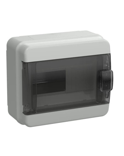 Корпус пластиковый КМПн-8 IP65 TEKFOR (TF5-KP72-N-08-65-K03-K02). Корпус модульный пластиковый черная прозрачная дверь. IEK в Ангарске