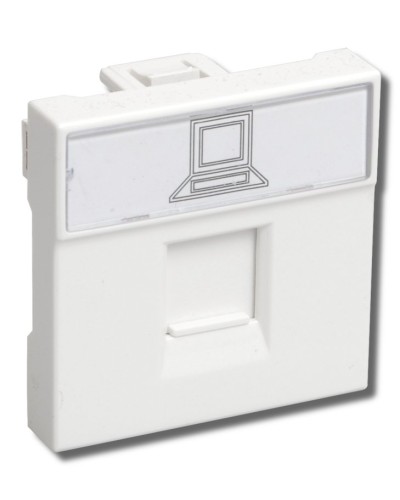 РКИ-20-00-П RJ-45 UTP белая (CKK-40D-RI2-K01). Розетка информационная 2 модуля ПРАЙМЕР. IEK в Ангарске
