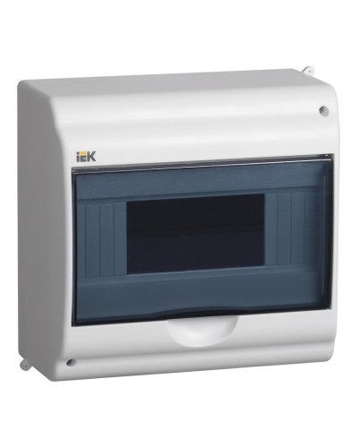 Корпус пластиковый КМПн 2/9-1 IP31 белый KREPTA 3 (MKP42-N-09-31-01). Щиток модульный с прозрачной дверцей, настенный. IEK в Ангарске