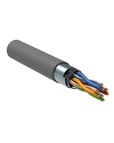 GENERICA F/UTP кат.5E 24AWG 4 пары LSZH серый (BC1-C5E04-321-305-R-G). Кабель «витая пара» (LAN) для структурированных систем связи. IEK в Ангарске