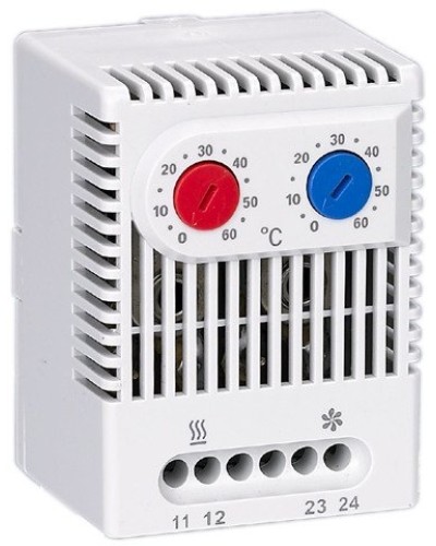 Термостат двухканальный от 0 до +60°C NO+NC (YCE-DTNO-NC-60). Термостат двухканальный. IEK в Ангарске