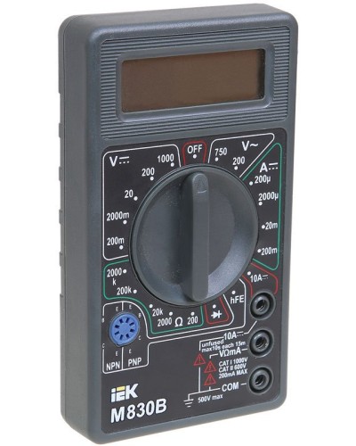 Мультиметр цифровой Universal M830B (TMD-2B-830). Мультиметр цифровой. IEK в Ангарске