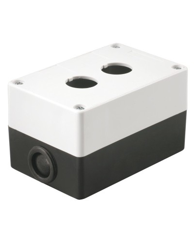 Корпус КП102 для кнопок 2 места белый (BKP10-2-K01). Корпус для кнопочных постов. IEK в Ангарске