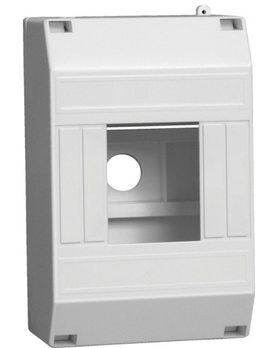Корпус пластиковый КМПн 1/4 IP20 белый (MKP31-N-04-30-135). Щиток модульный без дверцы, настенный. IEK в Ангарске