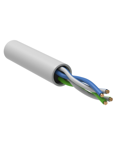 GENERICA U/UTP кат. 5E 24AWG 2 пары LSZH INDOOR белый (BC1-C5E02-128-305-G). Кабель «витая пара» (LAN) для структурированных систем связи. IEK в Ангарске