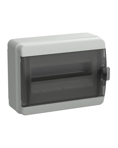 Корпус пластиковый КМПн-12 IP65 TEKFOR (TF5-KP72-N-12-65-K03-K02). Корпус модульный пластиковый черная прозрачная дверь. IEK в Ангарске