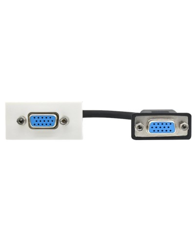 Розетка VGA M/M PRIMER РКМ-20-20-П белый IEK (PR-KK40D-RV-0-2-K01). Розетка. IEK в Ангарске