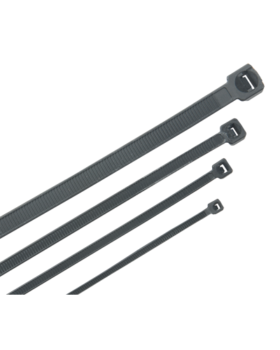 HKB-W48-L200 (100 шт). Хомут кабельный ХКн 4,8х200мм нейлон черный. ITK в Ангарске