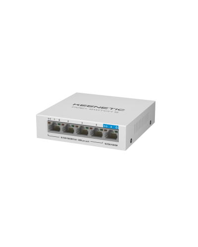 Keenetic KN-4610 (L2) 5х1Гбит/с 4PoE+ 60W. Коммутатор с PoE. KEENETIC в Ангарске