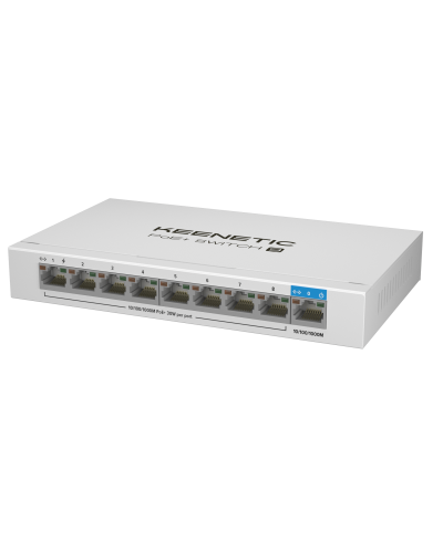 Keenetic KN-4710 (L2) 9х1Гбит/с 8PoE+ 120W. Коммутатор с PoE. KEENETIC в Ангарске