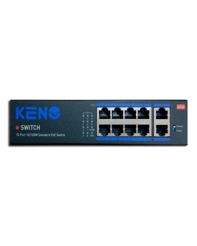 KN-SW802POE+. Коммутатор с питанием по PoE. KENO в Ангарске