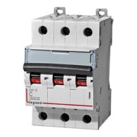 Автоматический выключатель DX3-E C10 3П 6000/6kA (407289). Автоматический выключатель. LegranD
