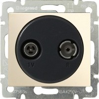 Розетка Valena TV/FM, концевая, слоновая кость (774333). Розетка. LegranD