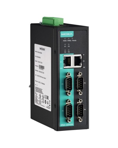 NPort IA5450A. 4-портовый усовершенствованный преобразователь. MOXA в Ангарске