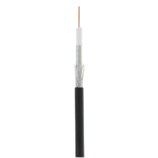 RG-6 CCS, Out, PE (UEC-C2-32123B-BK-3). Кабель коаксиальный омедненный. NETLAN