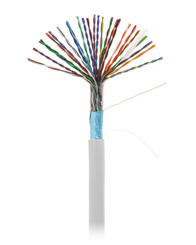 F/UTP 25pair, Cat5, In, PVC (EC-UF025-5-PVC-GY-3). Кабель «витая пара» (LAN) для структурированных систем связи. NETLAN в Ангарске