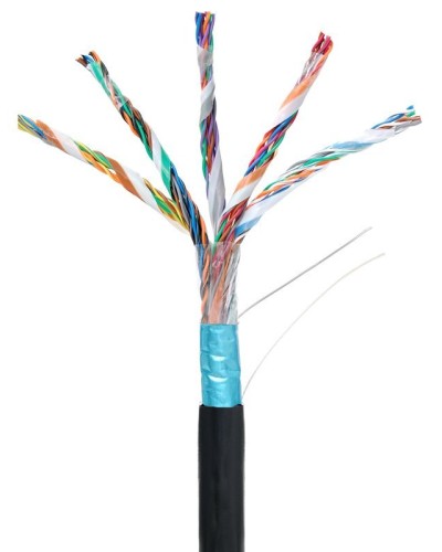 F/UTP 25pair, Cat5, Out, PE (EC-UF025-5-PE-BK-3). Кабель «витая пара» (LAN) для структурированных систем связи. NETLAN в Ангарске