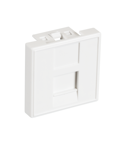 EC-IMF-1-WT-10 (10шт). Вставка 45x45 (Mosaic) для 1 модуля Keystone Jack. NETLAN в Ангарске