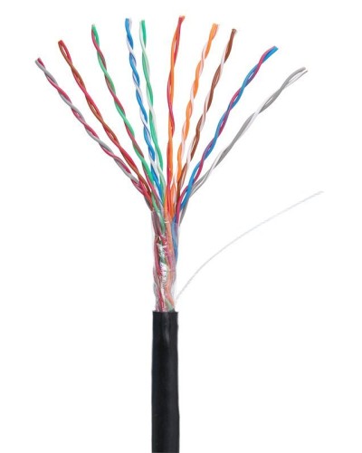 U/UTP 10pair, Cat5, Out, PE (EC-UU010-5-PE-BK-3). Кабель «витая пара» (LAN) для структурированных систем связи. NETLAN в Ангарске