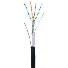 F/UTP 4pair, Cat5e, Out, Sw (EC-UF004-5E-PE-SW-BK). Кабель «витая пара» (LAN) для структурированных систем связи. NETLAN