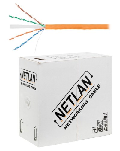 U/UTP 4pair, Cat6, Solid, In, LSZH (EC-UU004-6-LSZH-OR). Кабель «витая пара» (LAN) для структурированных систем связи. NETLAN в Ангарске