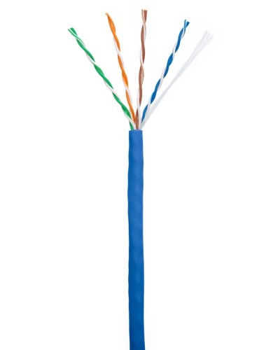 U/UTP 4pair, Cat5e, In, PVC (EC-UU004-5E-PVC-BL). Кабель «витая пара» (LAN) для структурированных систем связи. NETLAN в Ангарске