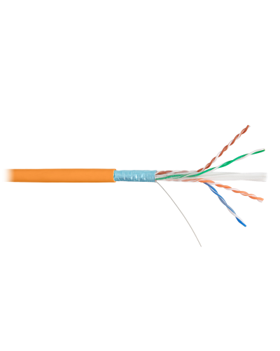 F/UTP 4pair, Cat6, Solid, In, PVC (NKL 9240C-OR). Кабель «витая пара» (LAN) для структурированных систем связи. NIKOLAN в Ангарске