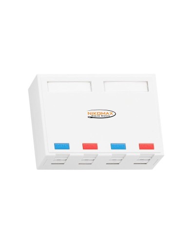 NMC-MB4P-ST-WT. Корпус настенной розетки. NIKOMAX в Ангарске