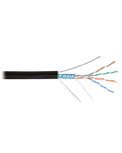 F/UTP 4pair, Cat5e, Solid, Out, SW, PVC (NMC 4905B-BK). Кабель «витая пара» (LAN) для структурированных систем связи. NIKOMAX в Ангарске