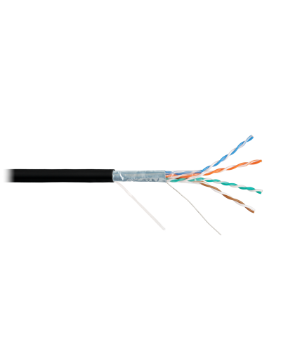 F/UTP 4pair, Cat5e, Solid, In/Out, нг(А)-HF (NMC 9200C-BK). Кабель «витая пара» (LAN) для структурированных систем связи. NIKOMAX в Ангарске