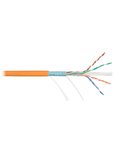 F/UTP 4pair, Cat6, Solid, In, нг(А)-HF (NMC 4240C-OR). Кабель «витая пара» (LAN) для структурированных систем связи. NIKOMAX в Ангарске