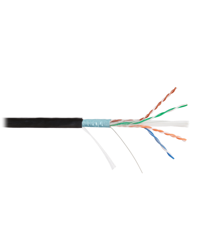 F/UTP 4pair, Cat6a, Solid, In/Out, нг(А)-HF (NMC 4255C-BK). Кабель «витая пара» (LAN) для структурированных систем связи. NIKOMAX в Ангарске