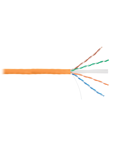 U/UTP 4pair, Cat6, Solid, In, нг(А)-HF (NMC 9140C-OR). Кабель «витая пара» (LAN) для структурированных систем связи. NIKOMAX в Ангарске