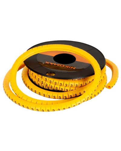 NMC-CMR-3-YL-500 (500шт). Маркер кабельный. NIKOMAX в Ангарске