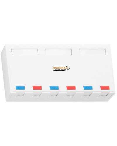 NMC-MB6P-ST-WT. Корпус настенной розетки. NIKOMAX в Ангарске