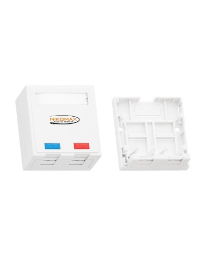 NMC-MB2P-ST-WT. Корпус настенной розетки. NIKOMAX в Ангарске