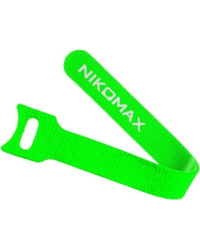 NMC-CTV240-16-SB-GN-10 (10шт). Стяжка-липучка с мягкой пряжкой. NIKOMAX в Ангарске