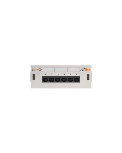 NMC-WP06UD2-GY. Патч-панель настенная 6 портов, Кат.5е. NIKOMAX в Ангарске